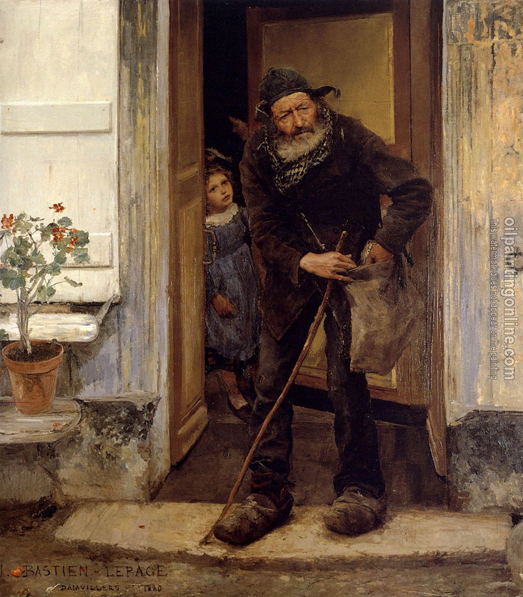 Jules Bastien-Lepage - le mendiant